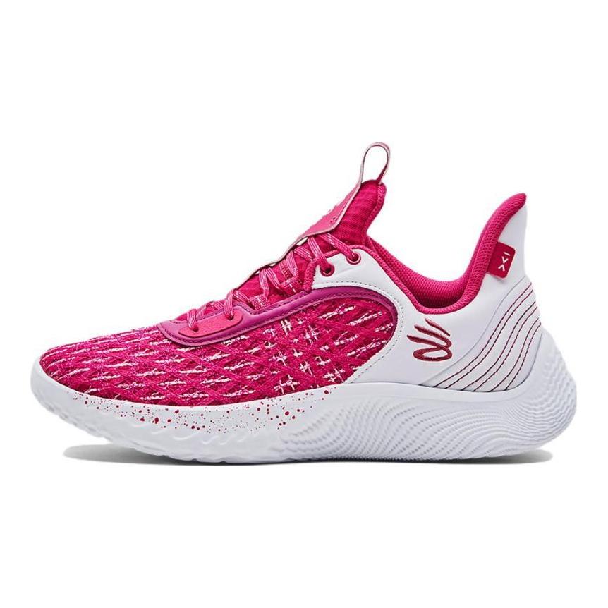 Under Armour Curry 9 Team 'White Tropic Pink' Sneakers 3025631-600