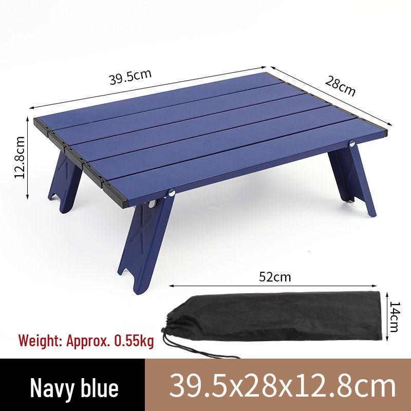 Ultra-Light Portable Mini Aluminum Folding Table for Outdoor Camping and Picnics