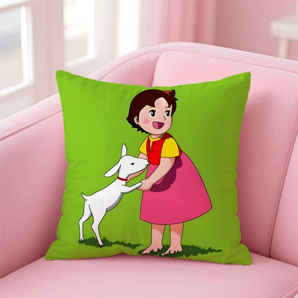 Trending HHeidi Girl of the Alpsed Cushion Cover Premium SkinFriendly Pillow Case MultiPurpose for Home Office Travel