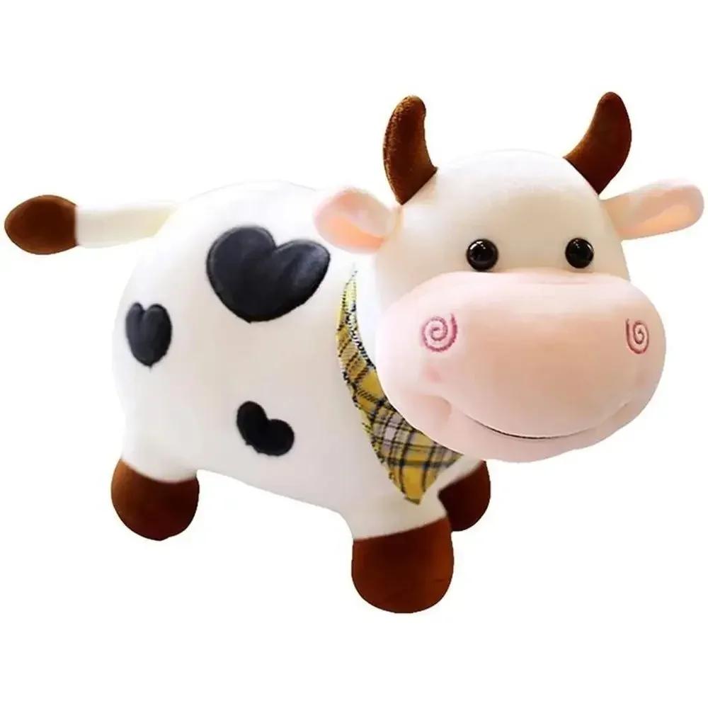 Love Little Cow Doll Cute Plush Toy Doll Cloth Doll Male and Female Couple Gift, Great Holiday Gift for Children and Students Ho
