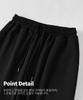 TOPBOY [Non-Fleece Or Fleece-Lined] Comfort Regular Cargo Straight Training Pants Black