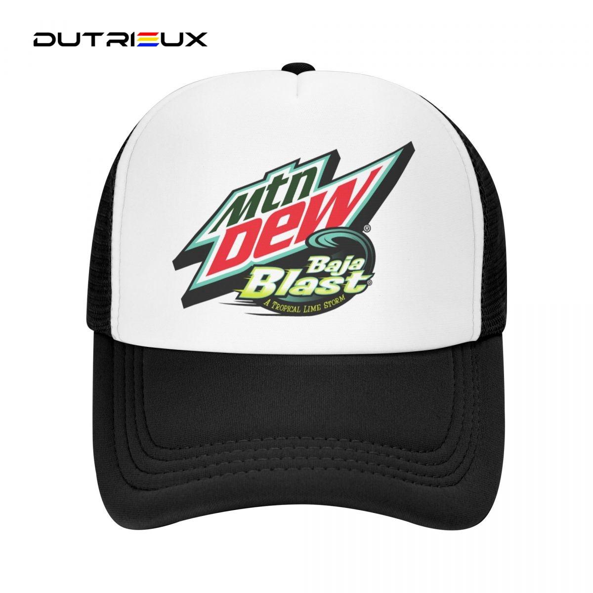 

Mtn_Dew_Baja_Blast_2009 Модная брендовая бейсболка Дышащая унисекс женская летняя сетчатая кепка Htas