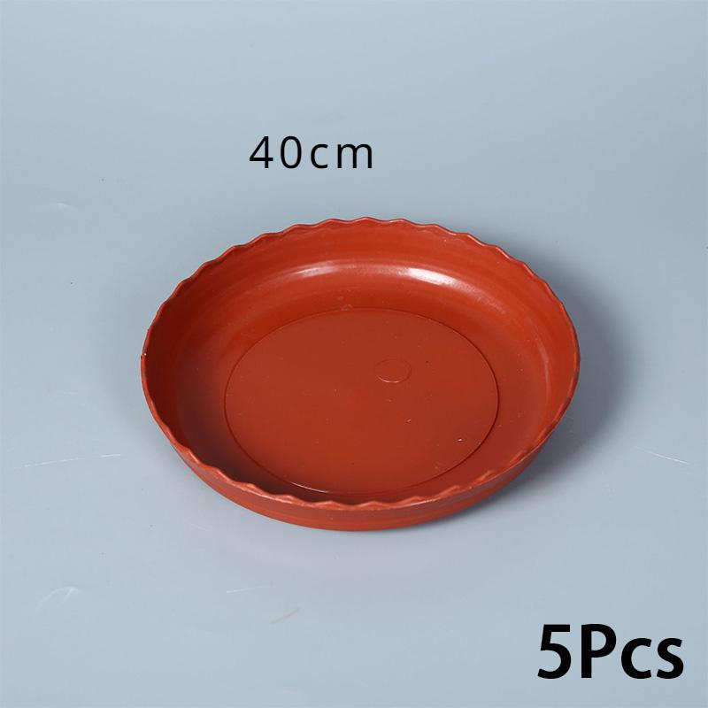 5pcs Plastic Plant Saucer Drip Tray Flower Pot Trays Durable Round Drip Plant For Garden Balcony Indoor Outdoor Home Supplies