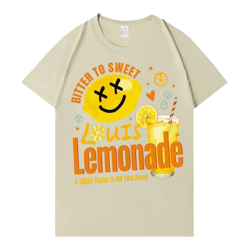 Rapper Louis Lemonade Tour Hip Hop Tee Shirt Women Oversized Fashion Aesthetic Cozy Short Sleeve Tshirts Fans Casual Streetwear