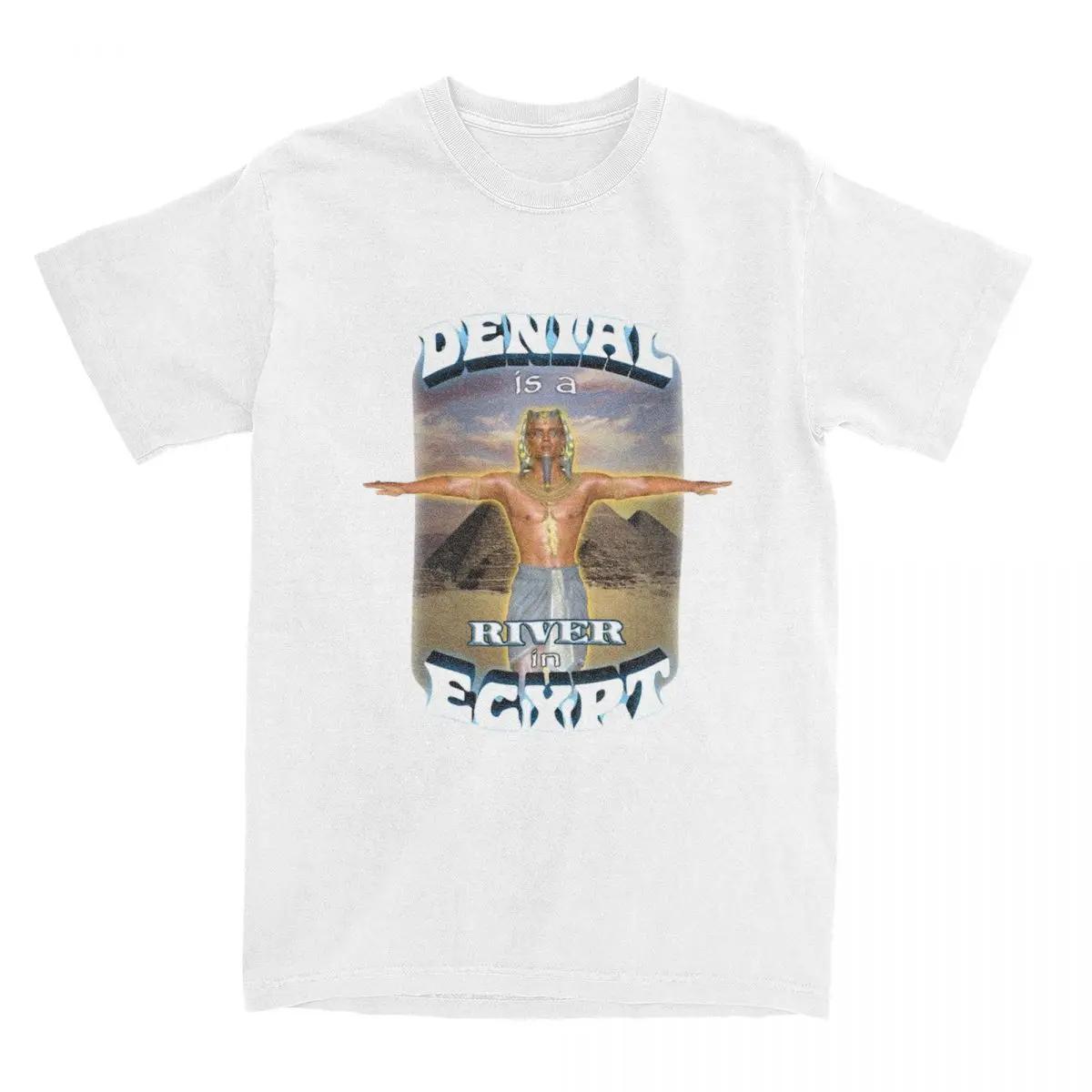 

Men Women s Denial Is A River In Egypt Shirt Apparel Awesome Cotton Funny T Shirts Top Tee Clothes Summer XXXXXL білий