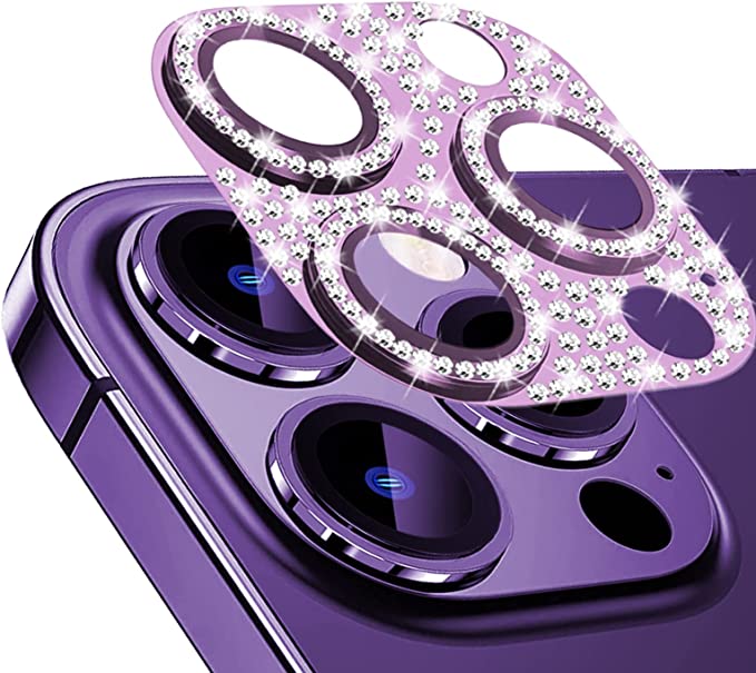 Diamond Camera Lens Protector For iPhone 14 13 12 Pro Max Tempered Glass Metal Camera Cover iPhone 14 Pro Plus 13 Mini Lens Case