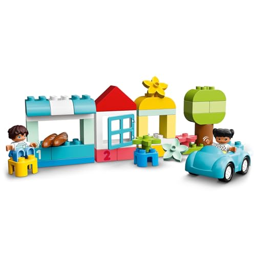 LEGO Duplo Duplo Container Deluxe Set, Educational Toy for Toddlers, Boys and Girls, First LEGO Building Blocks, Ages 18 Months, 2 Years, and 3 Years,