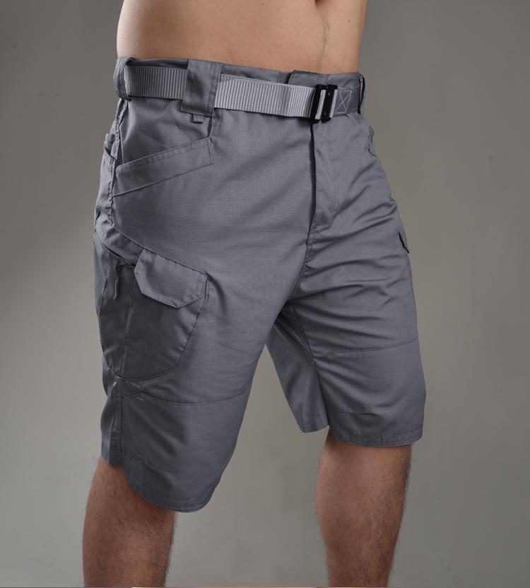 Customized Quick-Dry Tactical Plaid Shorts - Summer Wear-Resistant Sports Shorts XL
