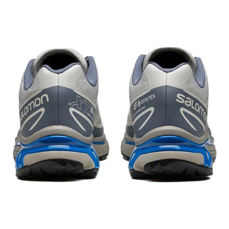 Salomon XT-6 Polyester Comfortable Simple Breathable Low-Top Outdoor Functional Shoes Unisex Shoes Alloy 472922
