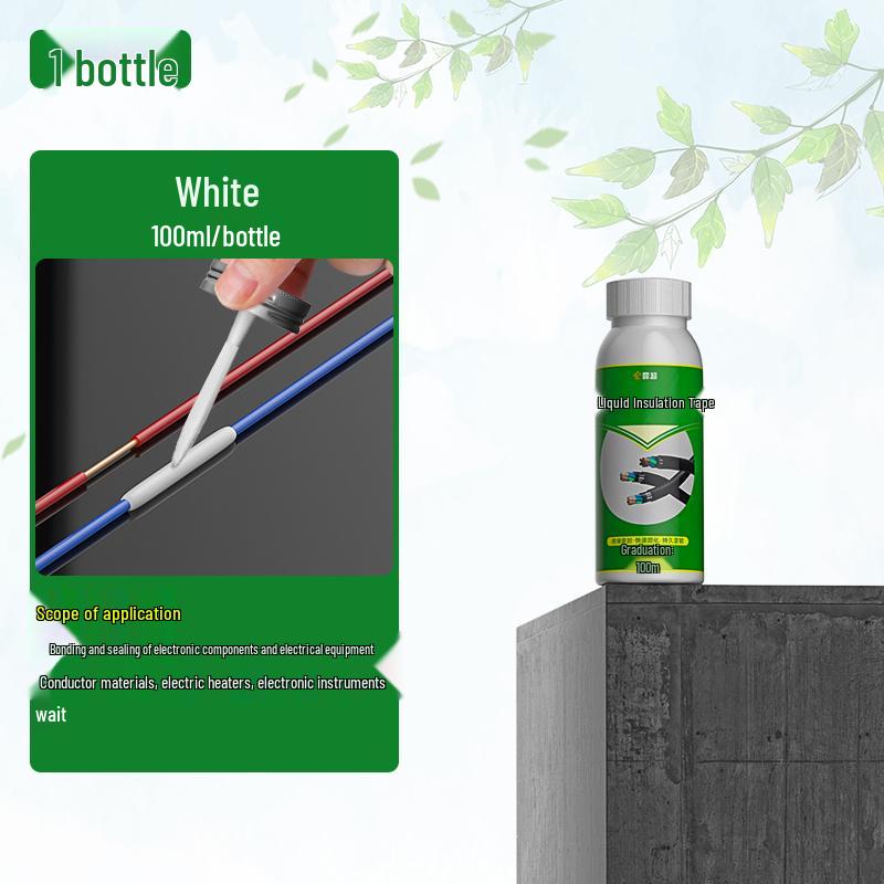 Electrician's Waterproof Liquid Insulating Cloth Tape - Black, Flame Retardant, Ideal for Wire Joints & Cables