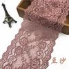 1 Yard Elastic Hollow Flower Embroidery Lace 15 Cm Wide Diy Handicrafts Clothing Sewing Fabric Home Textile Curtain