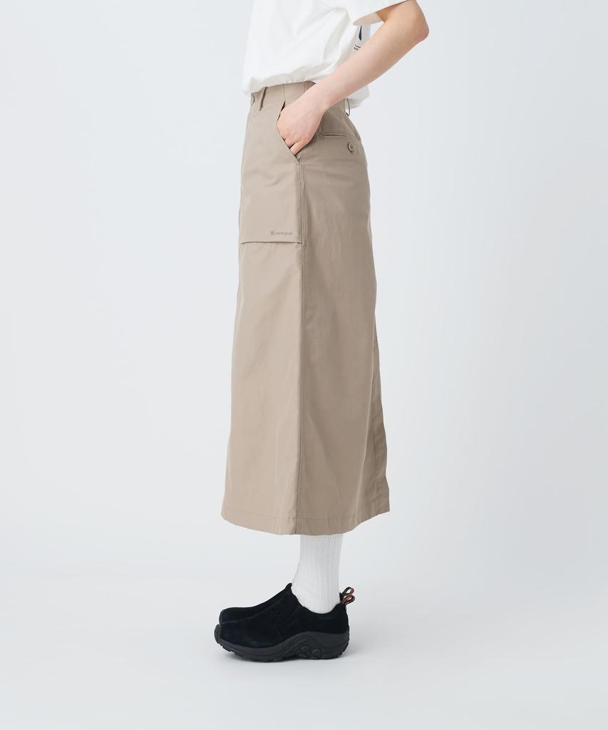 Light Dobby Cloth Skirt Skirt Bottoms BLACK 1 [Snow Peak] SK-26SW001 Women's