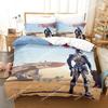 Stampa 3D Gioco Mass Effec Set Letto Ragazzi Ragazze Singolo Matrimoniale King Size Copripiumino Federa Letto ragazzi Adulto Tessile per la casa
