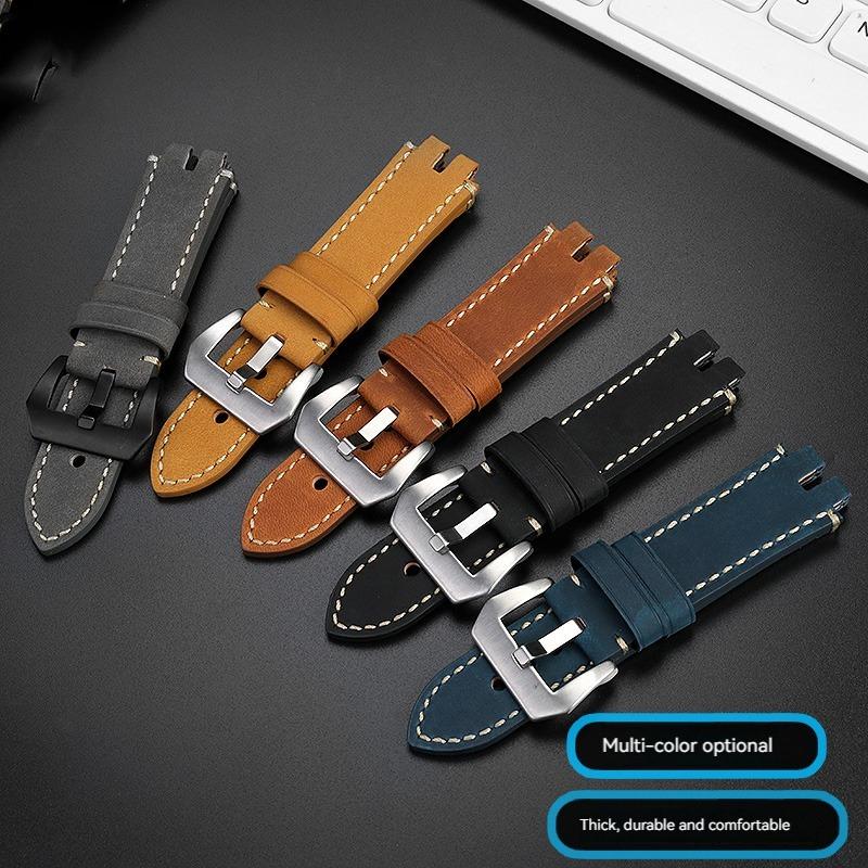 Classic Retro scrub Genuine Calfskin Watchband For Casio ProTrek PRW3000/3100/6000/6100Y PRG300 Series Bracelet Watch Accessories