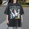 Tričko ve vintage stylu Lewis Capaldi Popová hvězda Fan Merch Tričko AN68150