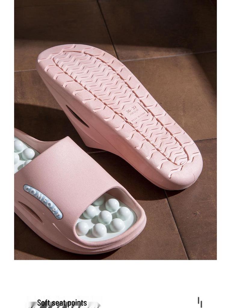 2025 Unisex Protiskluzové Masážní Pantofle s Akupresurními Body pro Domácí Použití a do Sprchy