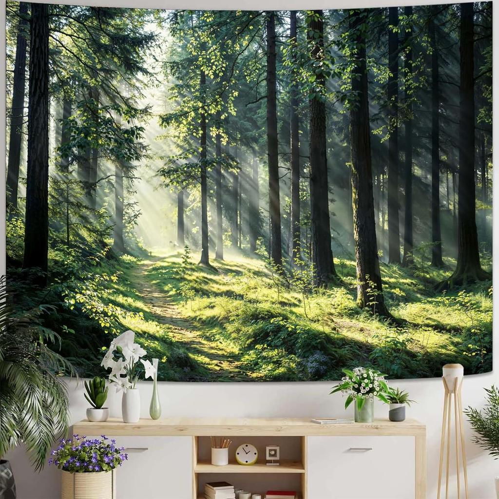 Landscape Tapestry Scenery Art Wall Tapestries Nature Wall Decor for Bedroom Living Room Backdrop Fantasy Mountain