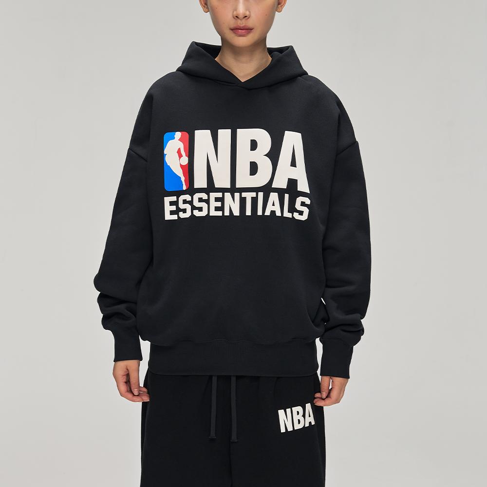 Fear of God Essentials x NBA Sports Fit Hoodie Black Men Tops 192NB256401F