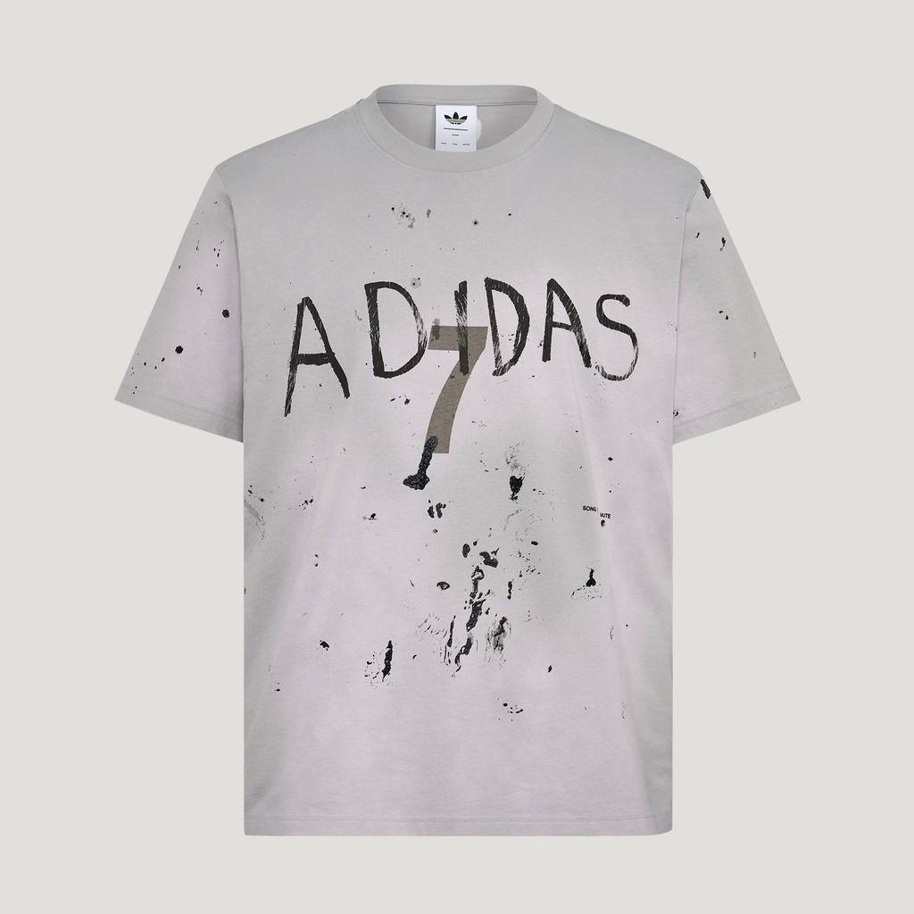 Adidas x Song For The Mute 007 Splash Dots Print T-Shirt 'Grey Two'