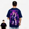 Dragon Ball TShirt Men Summer Vegeta Ultra Ego Purple Lightning Graphic Short Sleeve  Streetwear Loose Fit Anime Fan Top