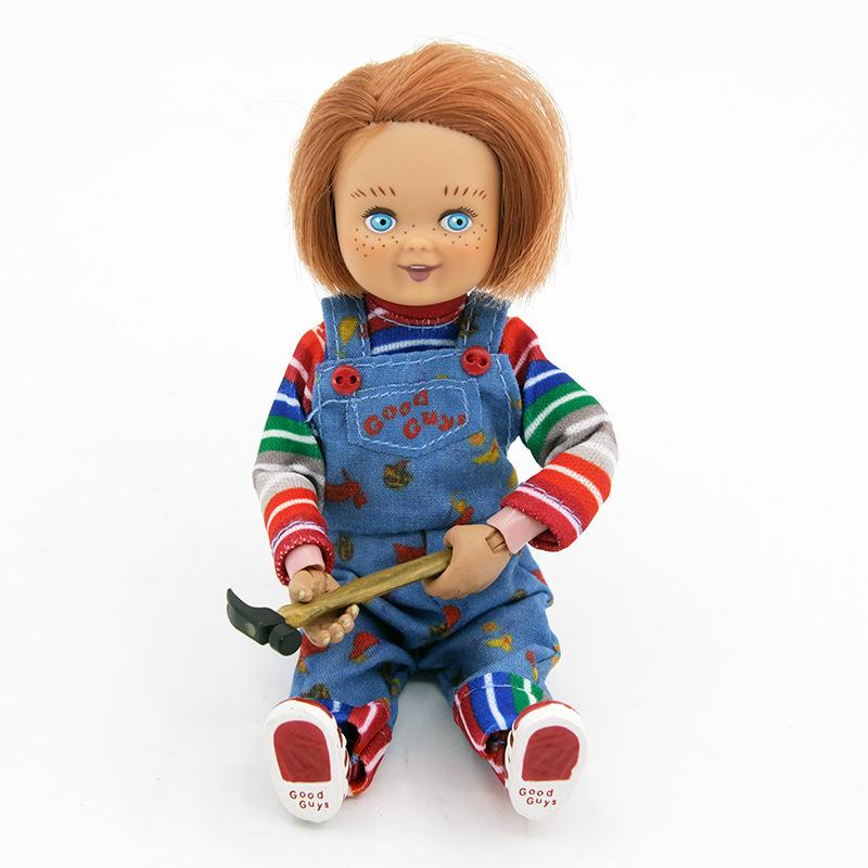 13CM Anime Chucky Figure NECA Good Guys Action Figure He Wants You Be A Best Friend Chucky Figure Toys Doll Christmas Gift