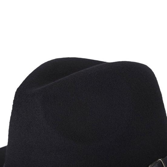 Fedora Hat Solid Color Adjustable British Style Jazz Cap Costume Accessory Streetwear