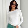 Women's Fashion Casual Long Sleeve O-Neck T-shirts and Tops