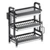 Shunqi Multifunctional Carbon Steel Dish Drying & Storage Rack