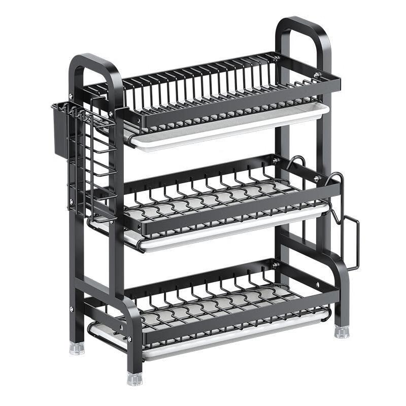 Shunqi Multifunctional Carbon Steel Dish Drying & Storage Rack