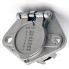 LEXOR 24V 7 Pin Trailer Wiring Socket Adapter Coupler Round Sleeve Outlet Hitch Turn Signal Tail Back Lamp Silver