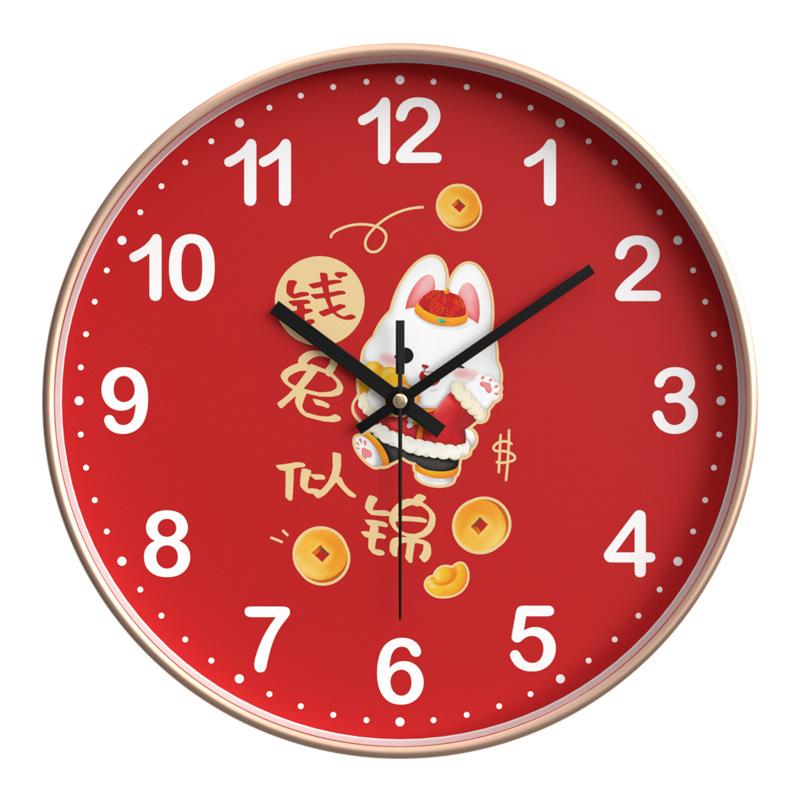 

Настенные часы Настенные часы в новом китайском стиле Гостиная Модные домашние часы Спальня Ультра-тихие кварцевые часы 8 дюймов 20 см 8 Inch