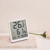 Ultra-thin Simple Home Electronic Digital Thermometer Electronic Clock Household Thermometer Indoor Dry Humidity Meter 3301