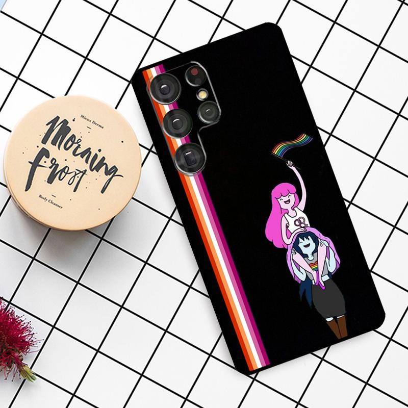 Gay Lesbian LGBT Rainbow Pride Case For Samsung Galaxy S25 Ultra S20 S21 S22 S23 S24 Ultra S9 S10 Plus S25 FE Phone Cover