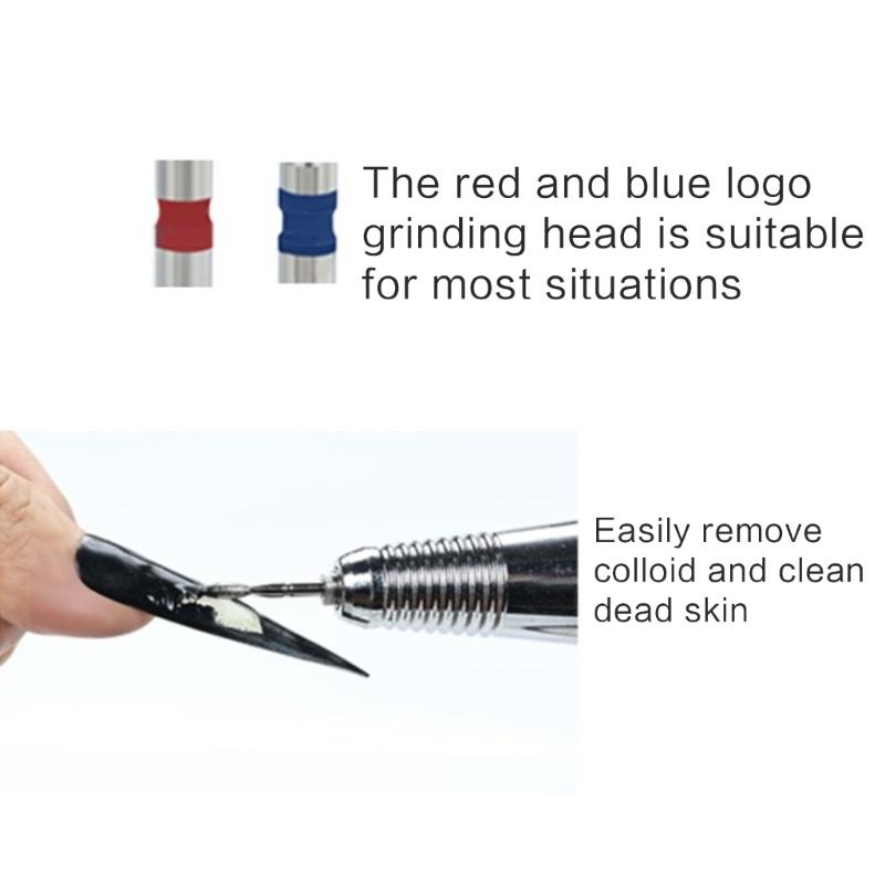 50Pcs Diamond Milling Cutter For Manicure Electric Nail Drill Bits Accessory Pedicure Machine Nail File Gel Remover Tool