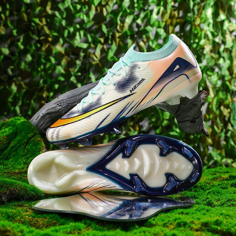 New Youth Football Shoes Student Spikes Men's and Women's Broken Nails Training Shoes Competition Shoes