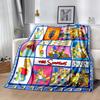 Simpsons Family Adventure Blankets are suitable for living rooms,making them an ideal choice for outdoor travel and gifts.
