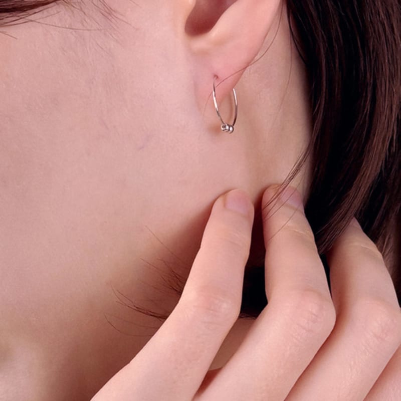 emotive [silver925] bowling S earring