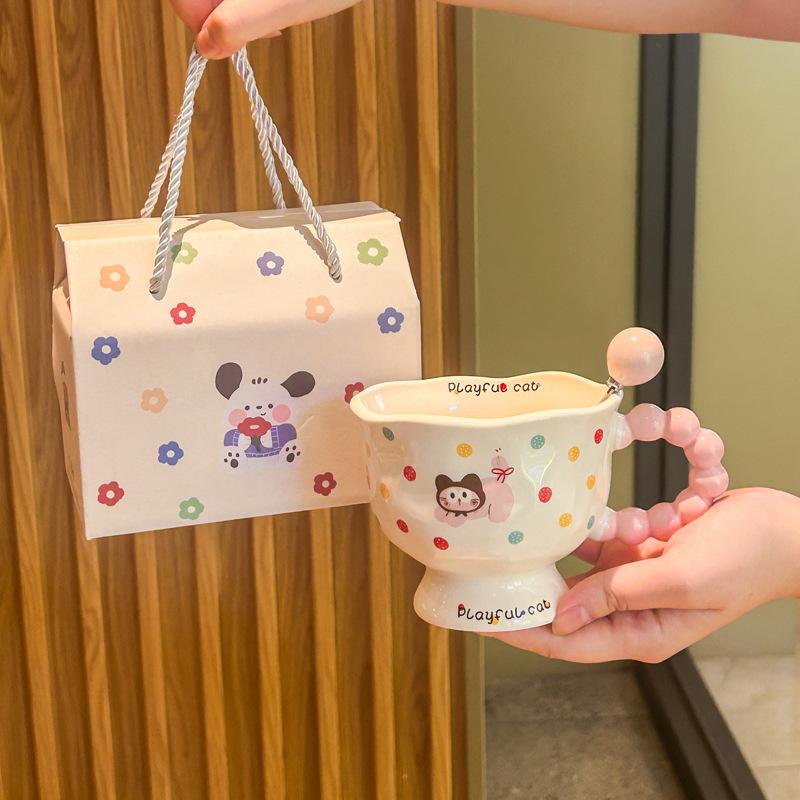 Birthday Gift, Girls Give Friends, Girlfriends, Ceramic Mugs, Boys Drinking Cups, Practical Souvenirs, Gift Box