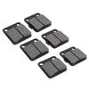 6pcs Brake Pads Set 1UY W0046 00 00 Metal Front and Rear Brake Pads for Warrior 350 YFM350 1989‑2004