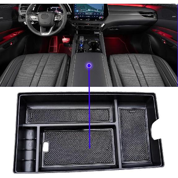 For 2024 2023 Lexus RX 350 RX350 Accessories Center Console Organizer 2023 Lexus RX350 for 2023 2024 Lexus RX350h Luxury/F Sport/Premium RX350 Hybrid