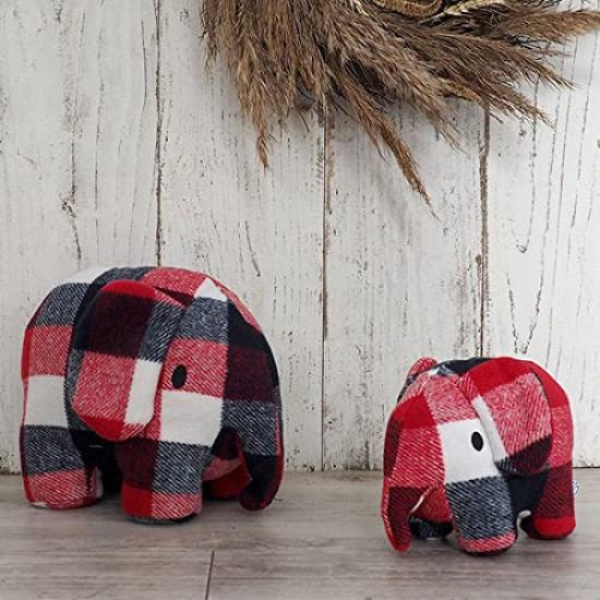 BON TON TOYS Elephant Check 20cm Red BTT-021RD Gift