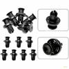 100pcs 100PCS Front Bumper Clips Plastic Rivets Car Plastic Rivets  for Automotive Use