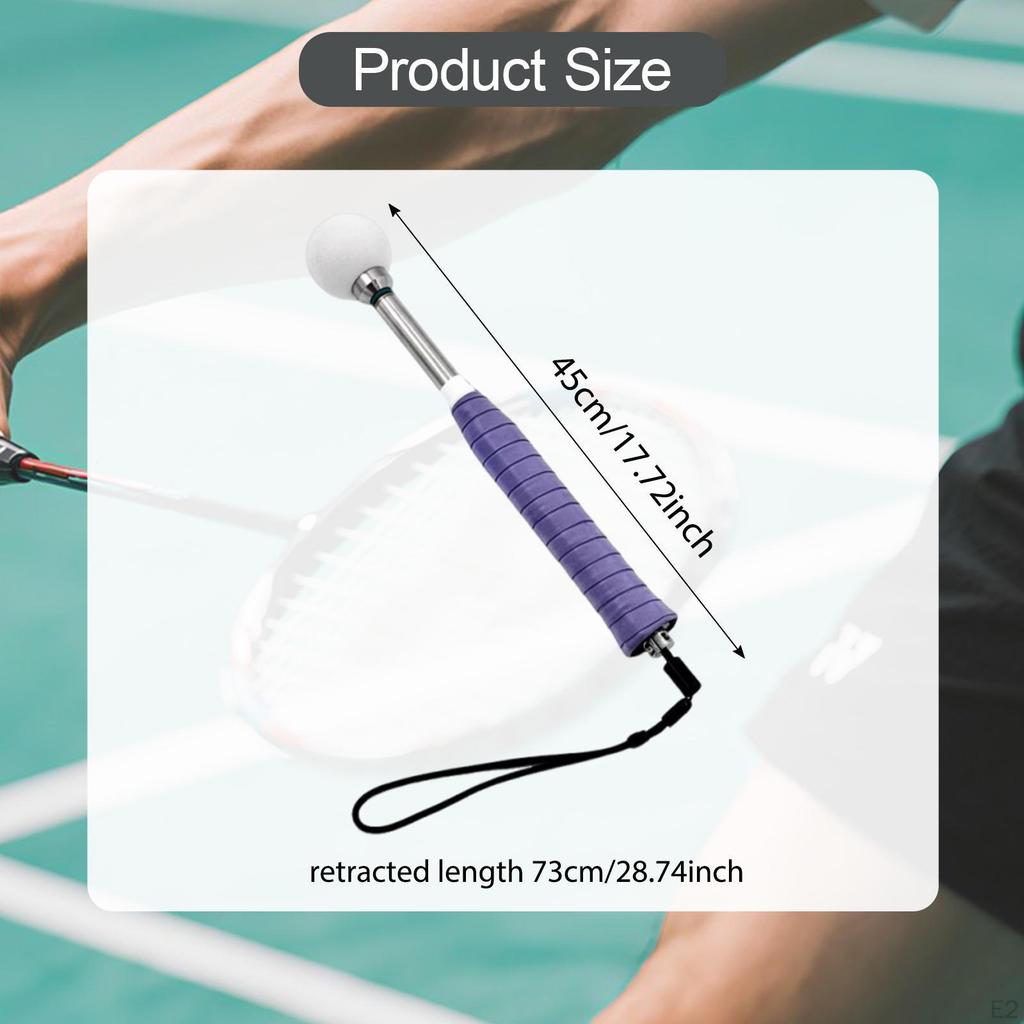 Badminton Swing Aid Training Device Portable Wrist Strengthener Posture Correction Exercise Finger