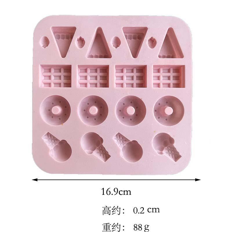 Sugarcraft Candy Donuts Silicone Molds Fondant Cake Decorating Chocolate Wedding Decoration Mould