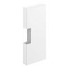 Yamazaki Jitsugyo 10511 Magnetic Slim Plastic Bag Storage Holder M White W12.1 X D3.6 X H26.3cm Tower Storage Case Floating Storage Vertical and