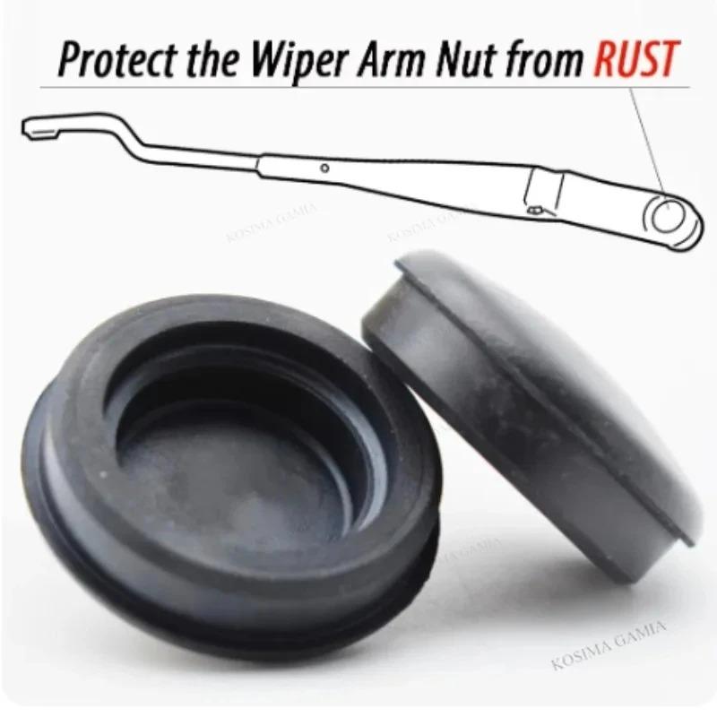 Car Front Wiper Washer Arm Nut Cover Cap 983903F000 2PCS for Hyundai Optima Picanto Sorento Soul for Kia Ceed Ceed ED 2006-2007