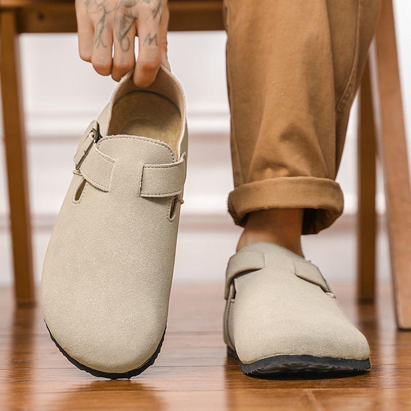 Pánské Birkenstocks 2025 podzim nové módní všestranné nazouvací boty Doudou prodyšné deodorantové nízké ležérní plátěné boty