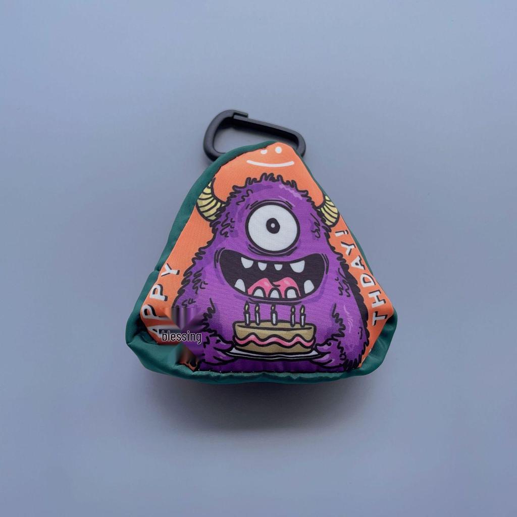 Căști Colorate & Pandantiv Portofel Monede Rucsac Mini cu Design Casă Ciupercă și Șnur pentru Telefon