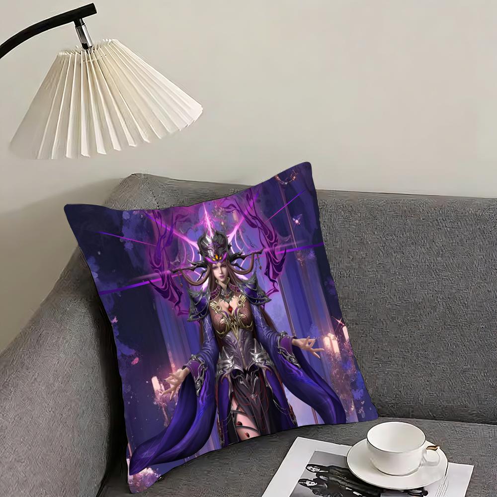 Soul Land Cushion Cover Reversible Plush Pillow Cover – For car, sofa, bedroom, perfect as a gift.