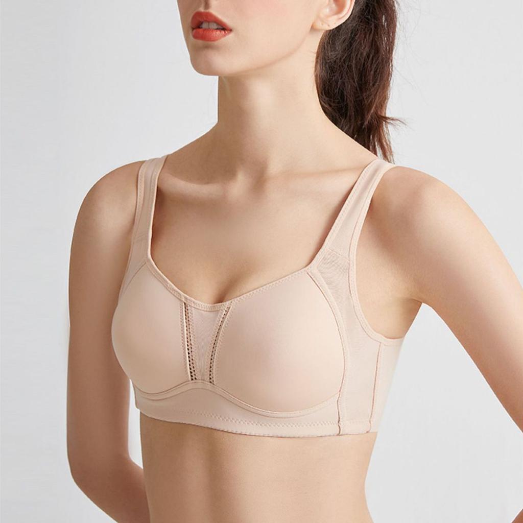 Dünner Push-up-BH Damenkollektion Accessoire-BH Übergröße Stoßfest und Nahtlos Sport-BH